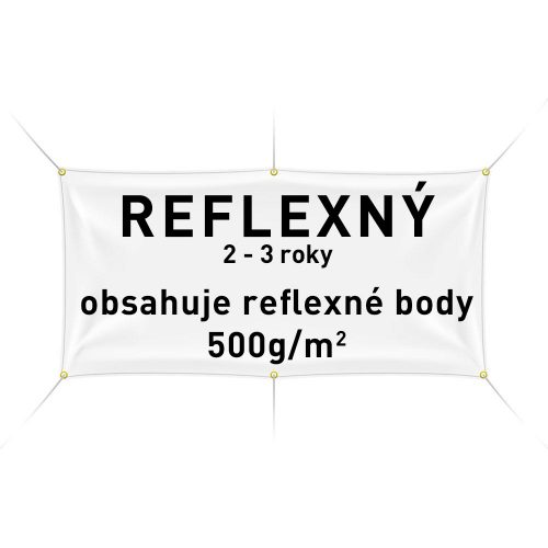 Reflexný reklamný banner | tlač reklamný banner a plachty | FatraMedia Ružomberok