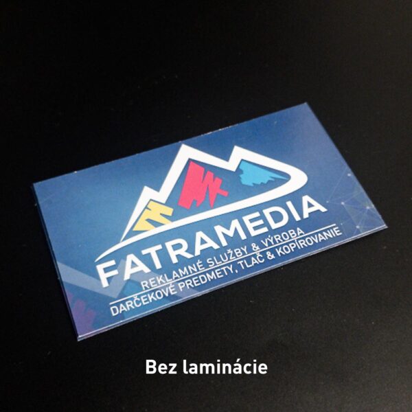 Tlač vizitiek bez laminácie | FatraMedia Ružomberok